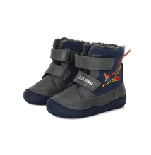 D.D.Step Szürke Kisfiú Bélelt Hótaposó REPÜLŐ MINTÁVAL #W071-359