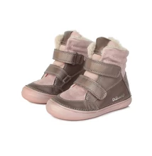 D.D.Step mályva rózsaszín Vízlepergető Kislány magas szárúcipő  , bakancs W078-758E