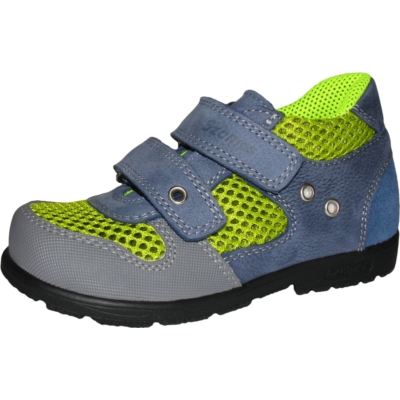 Szamos szupinált kék-zöld fiú cipő keskeny lábra, sportcipő kinézet 