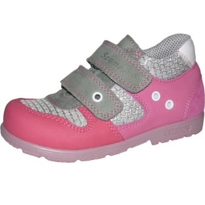 Szamos szupinált szürke-rózsaszín sport cipőre hasonlító lány cipő, keskeny lábra