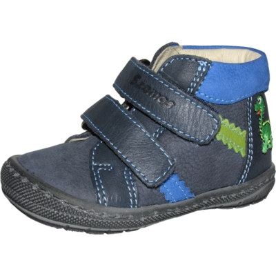 Szamos kék-zöld két tépőzáras első lépés fiú cipő dinó mintával