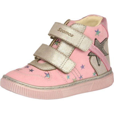 Szamos FORMATALPAS rózsaszín , csillag mintával , kislány cipő #1661-50161