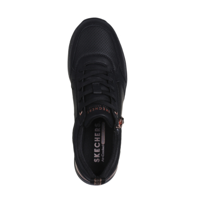 Skechers Billion 2 - Side Lines , fekete nagyon csinos női cipő #:177335 BBK