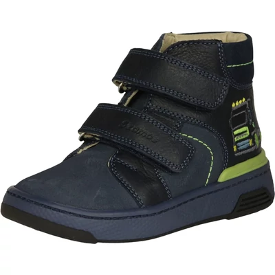 Szamos formatalpas kék cipő fiú gyerekeknek , kamionnal vízlepergető, kényelmes és egészséges lábbeli #1863-10065