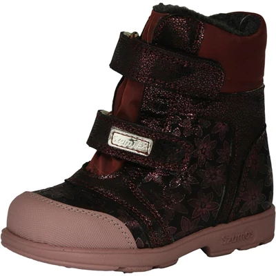 Szamos szupinált CSILLOGÓ LILA lány téli, bélelt, TEX-es bakancs – egészséges tartás és vízálló védelem!  #1877-57749