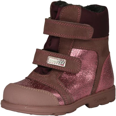 Szamos szupinált CSILLOGÓ RÓZSASZÍN lány téli, bélelt, TEX-es bakancs – egészséges tartás és vízálló védelem!  #1877-67749