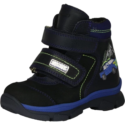 Szamos kék fiú téli bakancs – meleg, vízálló, mégis légáteresztő kényelem minden napra!, rendőrautóval #1880-27266