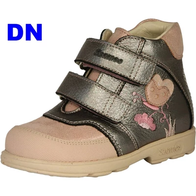 Szamos szupinált ezüst cipő kislány gyerekeknek , pillangóval vízlepergető, kényelmes és egészséges lábbeli #1893-40769