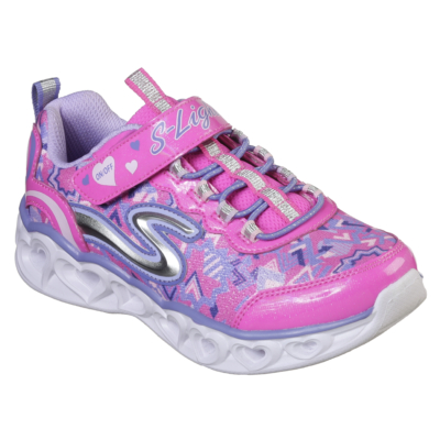 Skechers világító talpú pink lány sport cipő