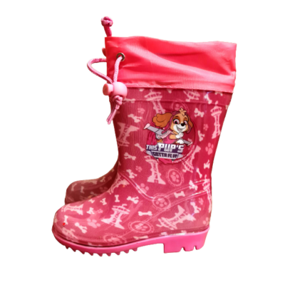 Gyerek Disney Mancs Őrjárat,( Paw Patrol ) mintás rózsaszín kislány Gumicsizma