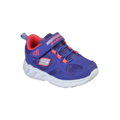 Skechers világító talpú lila lány sport cipő