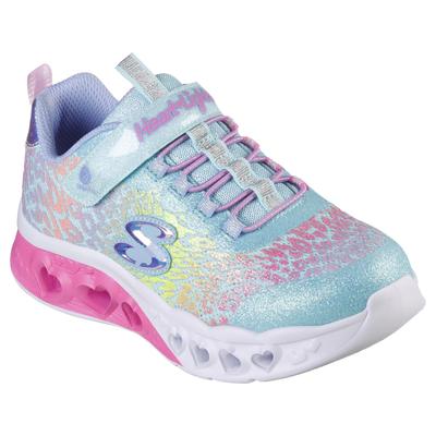 Sportcipő SKECHERS Simply Love szivárvány színű 302314L/LVMT szvecskék világítanak a talpán Lavender/Multi