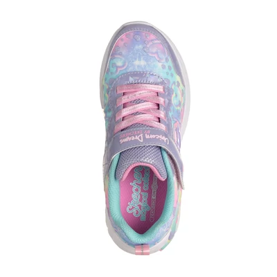 Skechers villogós unikornisos lány sportcipő, szivárvány színű #303063LVMT