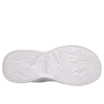 Skechers villogós unikornisos lány sportcipő, szivárvány színű #303063LVMT