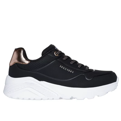 Skechers Feket Lány UNO Lite #310384 BLK