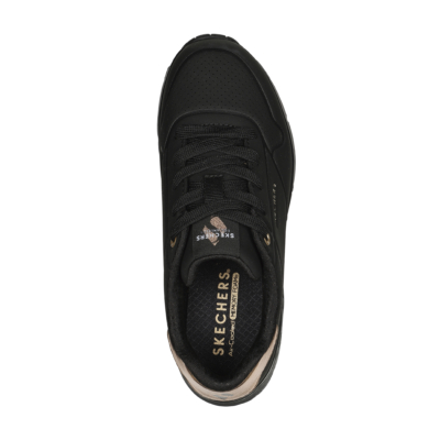 Skechers Uno Gen1 - Shimmer Away, fekete nagyon kényelmes #310545L BBK