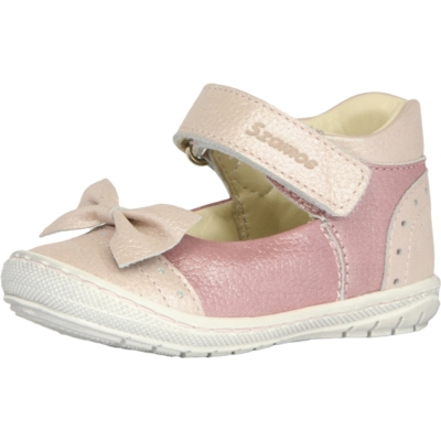 Szamos lány tavaszi nyitott balerina cipő , rózsaszín  masnival , két tépőzárral állítható nagyon jól tartja a gyerek lábát nem engedi bedőlni a bokát 3288-40411
