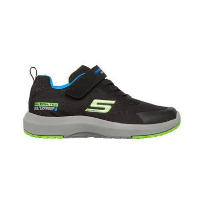 Skechers  vízálló fekete zöld sportcipő tépőzárral állítható 403661L_BLK