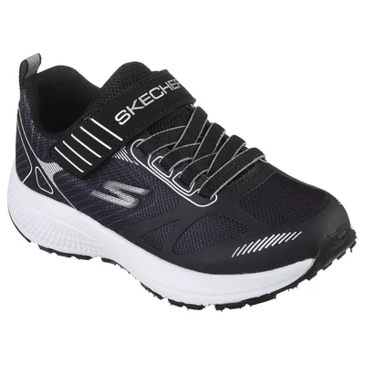  Skechers fekete kék tépőzárral állíthatzó fiú sportcipő , légáteresztő SKECHERS 405019L/BKW