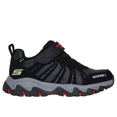 Skechers Bakancs Rugged Ranger Fekete zöld piros Waterproof #406411 BKRD