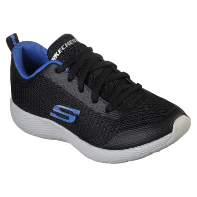 Skechers fekete-kék memóriahabos sport cipő