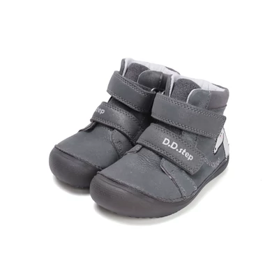 D.D.Step Szürke csillogó Kislány Barefoot Zárt cipő fluoreszkáló - cipőtalp unikornissal # A063-52815