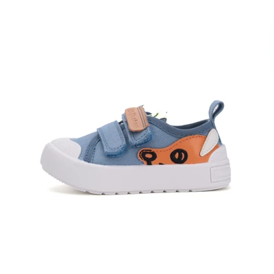 D.D.Step farmerkék Kisfiú Vászoncipő krokodillal #C096-52129