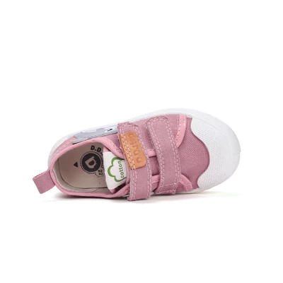 D.D.Step Kislány Vászoncipő Rózsaszín Delfinnel #C096-52209A