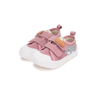 D.D.Step Kislány Vászoncipő Rózsaszín Delfinnel #C096-52209A