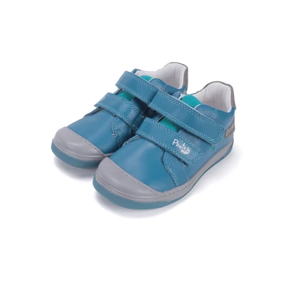 Ponte20 Kék Kisfiú Szupinált Zárt cipő krokodillal #DA03-5-2418A