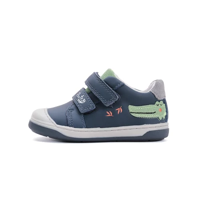 Ponte20 Kék Kisfiú Szupinált Zárt cipő krokodillal #DA03-5-2418