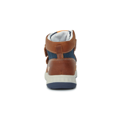 Ponte20 Barna Kék Kisfiú Szupinált Zárt cipő klasszikus minta nélkül #DA06-3-993