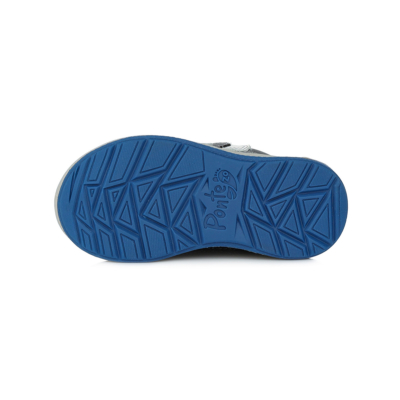 Ponte20 Szürke kék Kisfiú Szupinált Zárt cipő KLASSZIKUS MINTA NÉLKÜL #DA06-3-993A