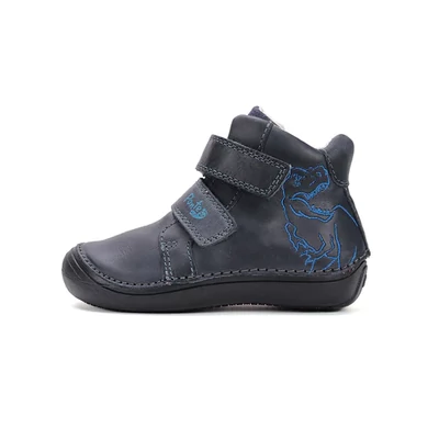 Ponte20 kék Kisfiú Szupinált Zárt Vízlepergető cipő Dínóval #DA06-5-2366