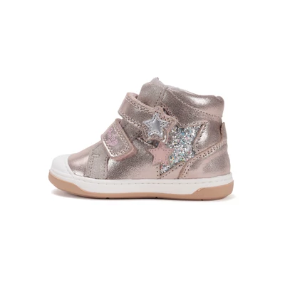 Ponte20 arany Kislány Szupinált Zárt cipő csillaggal #da06-5-2519A