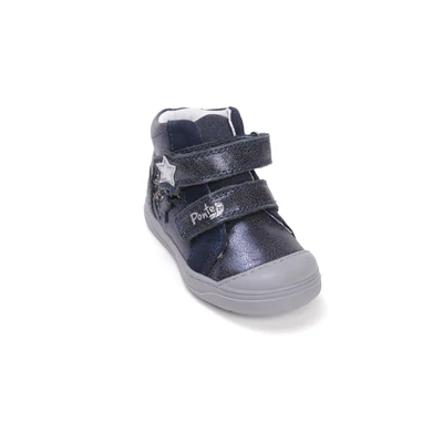 Ponte20 kék Kislány Szupinált Zárt cipő csillaggal #da06-5-2519