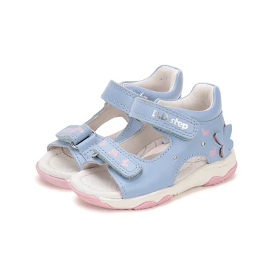 D.D.Step Jégvarázs kék Kislány Világító Szandál pillangókkal #G064-51465