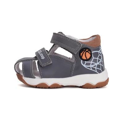 D.D.Step Szürke Kisfiú zárt orrú Szandál kosárlabdával #G064-51470B