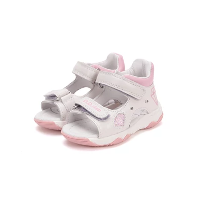 D.D.Step Fehér Kislány Világító Szandál gyémánttal #G064-51749A