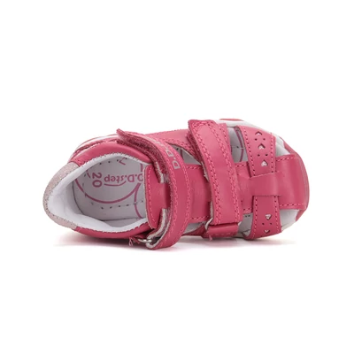 D.D.Step pink Kislány Szandál csillogó szívecskével #G064-51872