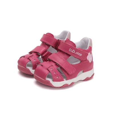 D.D.Step pink Kislány Szandál csillogó szívecskével #G064-51872