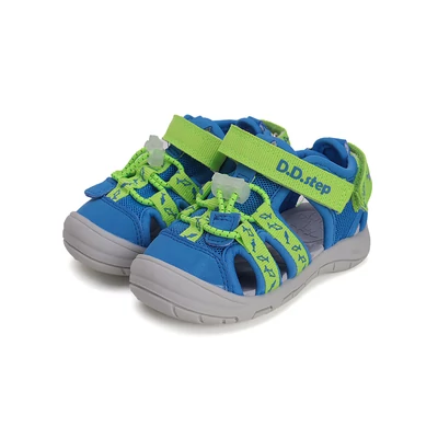 D.D.Step kék zöld Kisfiú Quick dry (gyorsan száradó) Szandál #G065-51748A