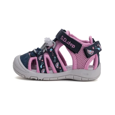 D.D.Step Kék Pink Kislány Quick dry (gyorsan száradó) Szandál #G065-51748D