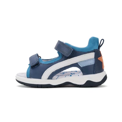 D.D.Step Kék Kisfiú két tépőzáras Szandál csillaggal #G103-51229A