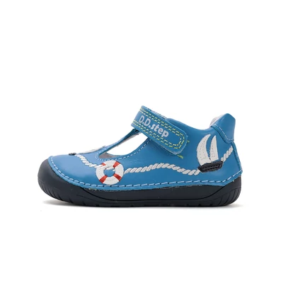 D.D.Step Kék Kisfiú Barefoot Nyitott Szandálcipő hajóval #H070-51434A