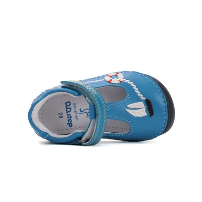D.D.Step Kék Kisfiú Barefoot Nyitott Szandálcipő hajóval #H070-51434A