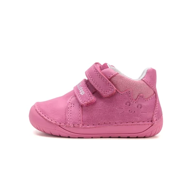 D.D.Step Rózsaszín Kislány Barefoot Zárt cipő virággal #S070-52778