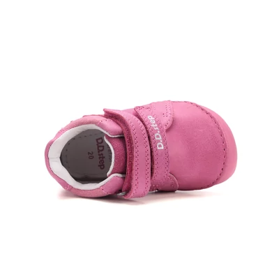 D.D.Step Rózsaszín Kislány Barefoot Zárt cipő virággal #S070-52778