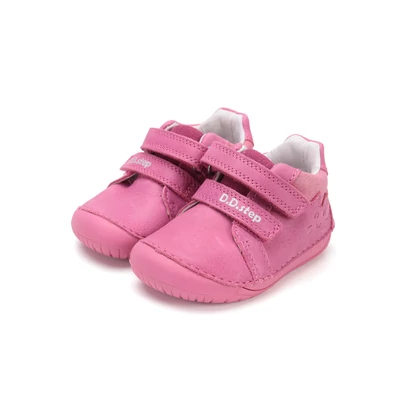 D.D.Step Rózsaszín Kislány Barefoot Zárt cipő virággal #S070-52778