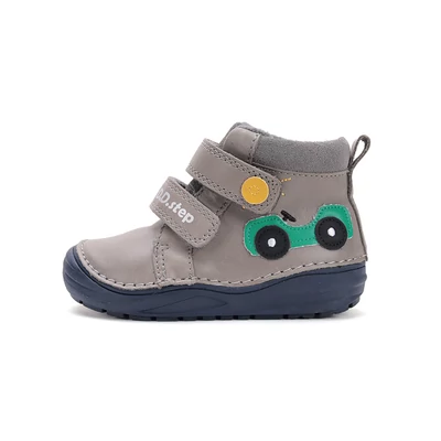 D.D.Step Szürke Kisfiú Zárt cipő Termó béléssel Versenyautóval #S071-52771B